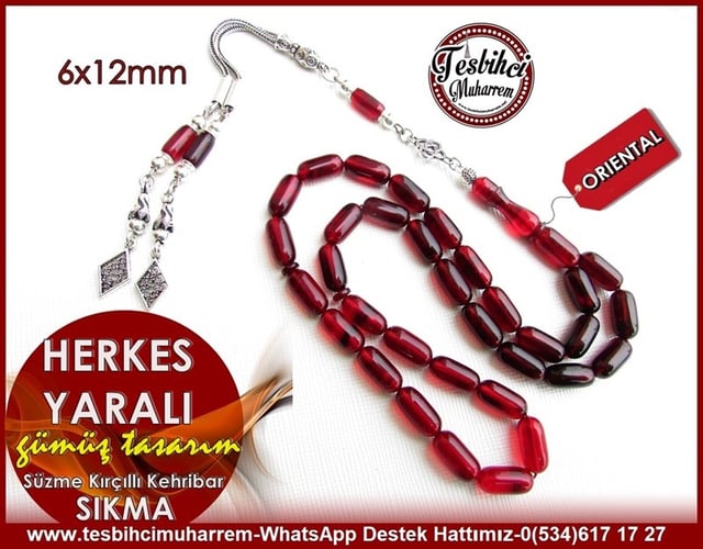 Bordo Kehribar TesbihlerTM10951Gümüş Tasarım Siyah Kırmızı Kırçıllı Kapsül Sıkma Kehribar Tesbih Herkes YaralıGümüş Tasarım Siyah Kırmızı Kırçıllı Kapsül Sıkma Kehribar Tesbih Herkes Yaralı