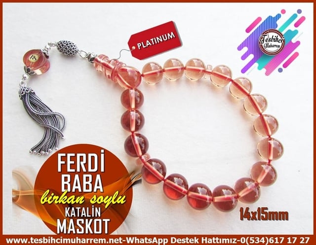Maskot,Bileklik,Can-ı Gönül TesbihlerTM12113Katalin Maskot Bileklik Efe Tesbih Osmanlı Form Ferdi Baba Katalin Maskot Bileklik Efe Tesbih Osmanlı Form Ferdi Baba 