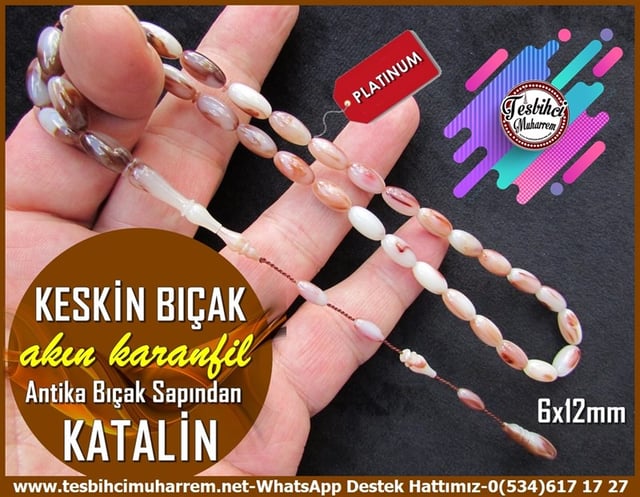 Katalin Ve Bağa TesbihlerTM12018Katalin Tesbih Eski Antika Bıçak Sapı Karamelli Beyzi Kesim Keskin Bıçak Katalin Tesbih Eski Antika Bıçak Sapı Karamelli Beyzi Kesim Keskin Bıçak 