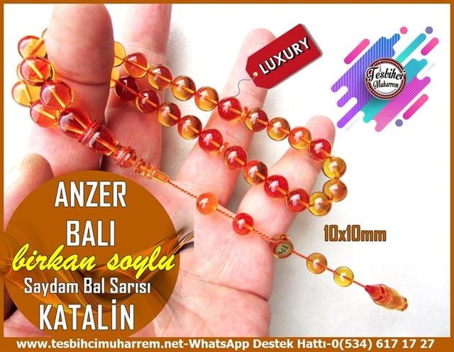 Katalin Ve Bağa TesbihlerTM12528Katalin Tespih Saydam Yuvarlak Kesim Bal Sarısı Anzer Balı TesbihKatalin Tespih Saydam Yuvarlak Kesim Bal Sarısı Anzer Balı Tesbih