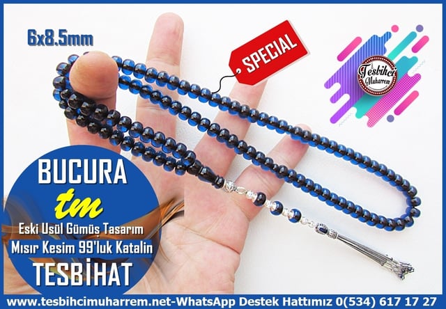99luk Dua Ve Namaz TesbihatlarıTM14503Muharrem Karaoğlu Usta Dizayn 99'luk Eski Usül Ateş Kehribar Tesbih I Basık Teker Model Gece Mavisi Renk Bucura Dua Tesbihi 99'luk Eski Usül Ateş Kehribar Tesbih I Basık Teker Model Gece Mavisi Renk Bucura Dua Tesbihi