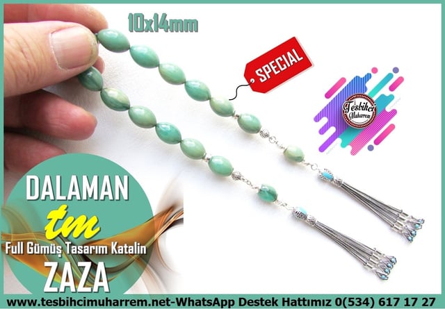 Kehribar Zaza Sallama TesbihlerTM14298Muharrem Karaoğlu Usta Dizayn Damarlı Yeşil Renk Zaza Sallama Katalin Tespih I Mineli Full Gümüş Tasarım Dalaman TesbihDamarlı Yeşil Renk Zaza Sallama Katalin Tespih I Mineli Full Gümüş Tasarım Dalaman Tesbih 
