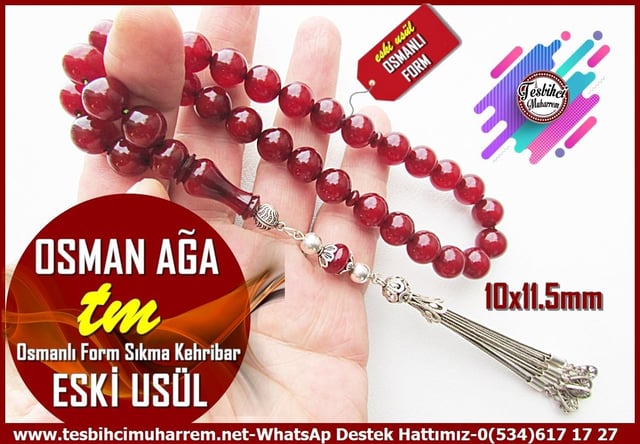 Osmanlı Benzetme Eskitme Eski Usül TesbihlerTM14080Muharrem Karaoğlu Usta Osman Ağa Sıkma Kehribar Tespih – Eski Usül Osmanlı Form, Vişne Renk, Küre Kesim El Yapımı Koleksiyonluk TesbihTespih Sıkma Kehribar I Eski Usül Osmanlı Form Vişne Renk Küre Kesim Osman Ağa Tesbih