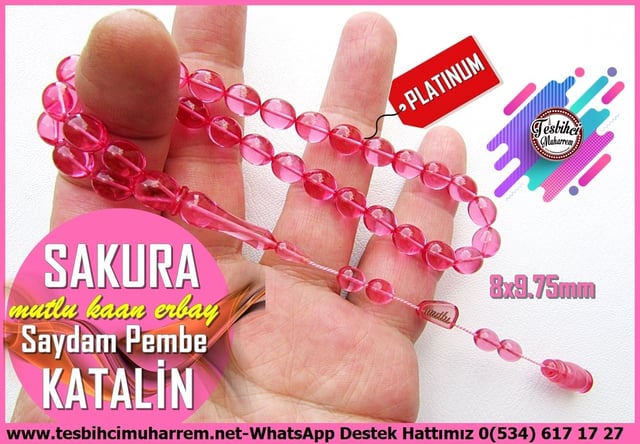 Katalin Ve Bağa TesbihlerTM14286Mutlu Kaan Erbay Usta İmzalı Saydam Pembe Katalin Tespih I Özel Çalışma Beyzi Kesim Sakura TesbihSaydam Pembe Katalin Tespih I Özel Çalışma Beyzi Kesim Sakura Tesbih