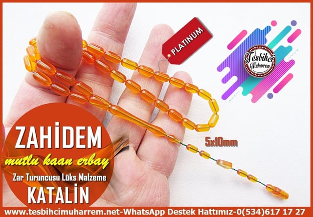 Katalin Ve Bağa TesbihlerTM14244Mutlu Kaan Erbay Usta İmzalı Yemen Zarı Turuncusu Katalin Tespih I Özel Çalışma Kapsül Kesim Zahidem TesbihYemen Zarı Turuncusu Katalin Tespih I Özel Çalışma Kapsül Kesim Zahidem Tesbih