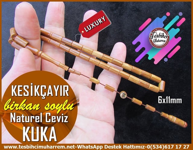 Kuka Ağacı TesbihlerTM12044Naturel Kuka Cevizi Tesbih Profesyonel Efsane Dik Kesme KesikçayırNaturel Kuka Cevizi Tesbih Profesyonel Efsane Dik Kesme Kesikçayır
