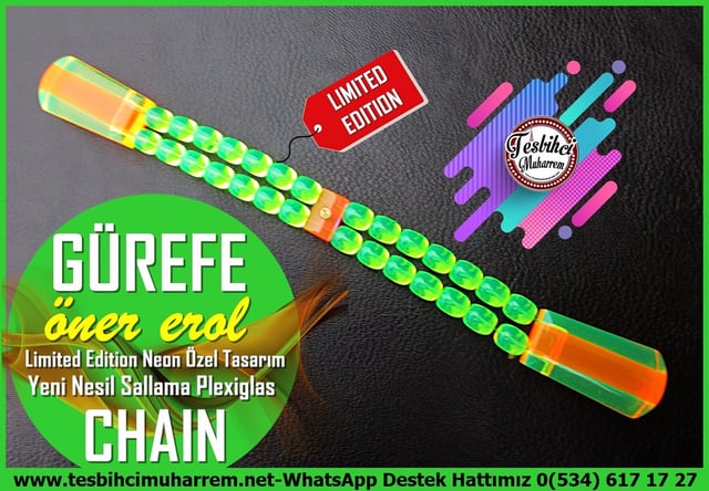 Zaza Selçuklu Sallaması TesbihlerTM14588Öner Erol Usta İmzalı Chain Sallama Plexiglas Tespih I Neon Zincir Tasarım Gürefe TesbihÖner Erol Usta İmzalı Chain Sallama Plexiglas Tespih I Neon Zincir Tasarım Gürefe Tesbih