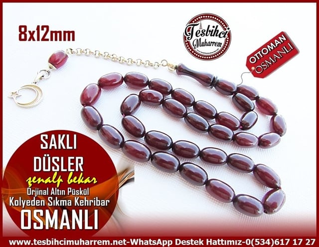 Osmanlı Antika Vişne Ton TesbihlerTM11161Osmanlı Sıkma Kehribar Tesbih Kolyeden Vişne Altın Püskül Tasarım Saklı Düşler Osmanlı Sıkma Kehribar Tesbih Kolyeden Vişne Altın Püskül Tasarım Saklı Düşler 