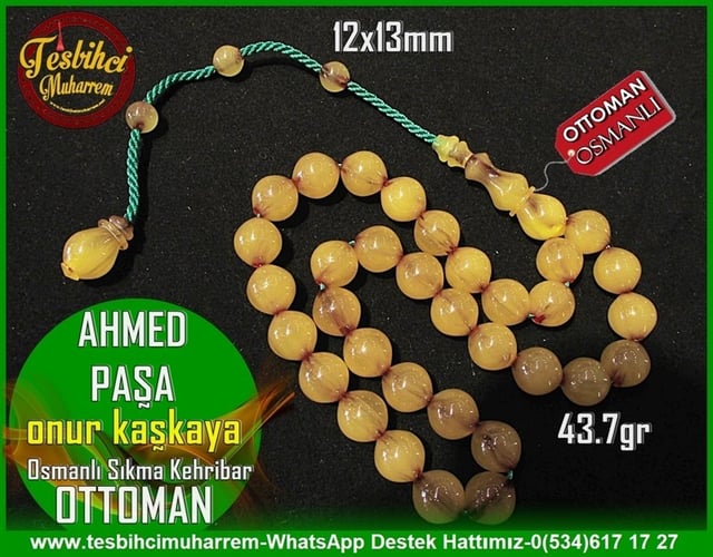Osmanlı Habbeden Sıkma Kehribar TesbihlerTM11053Osmanlı Sıkma Kehribar Tesbih Onur Kaşkaya Usta Traşlı Kayısı Sığırcık Basık Model Ahmed Paşa Osmanlı Sıkma Kehribar Tesbih Onur Kaşkaya Usta Traşlı Kayısı Sığırcık Basık Model Ahmed Paşa