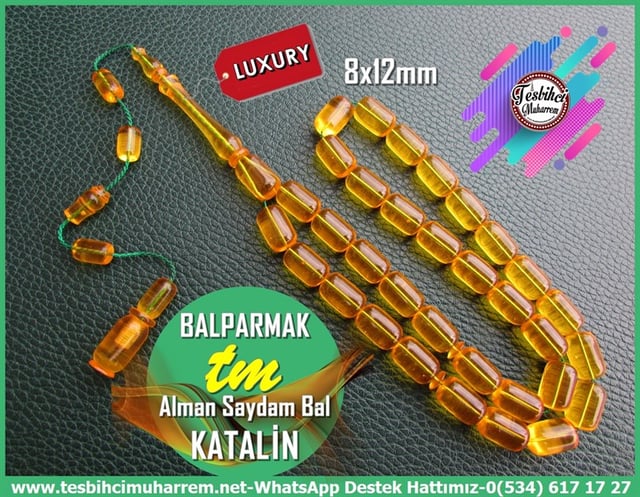 Katalin Ve Bağa TesbihlerTM12259Özel Çalışma Kapsül Kesim Saydam Süzme Bal Ton Katalin Tesbih Balparmak Özel Çalışma Kapsül Kesim Saydam Süzme Bal Ton Katalin Tesbih Balparmak 