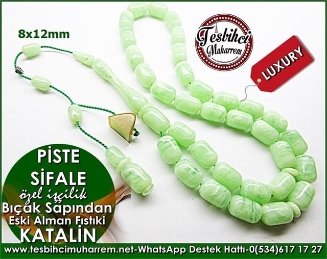 Özel İşçilik Eski Alman Katalin Tesbih Bıçak Sapı Piste Sifale