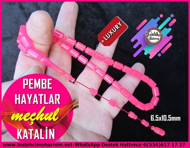 Katalin Ve Bağa TesbihlerTM12106Pembe Ton Sistemli Kapsül Kesim Katalin Tesbih Pembe HayatlarPembe Ton Sistemli Kapsül Kesim Katalin Tesbih Pembe Hayatlar