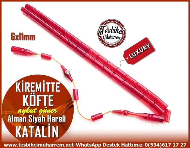 Katalin Ve Bağa TesbihlerTM11535Tesbih Katalin Alman Profesyonel Siyah Hareli Dik Kesme Kiremitte Köfte Tesbih Katalin Alman Profesyonel Siyah Hareli Dik Kesme Kiremitte Köfte 