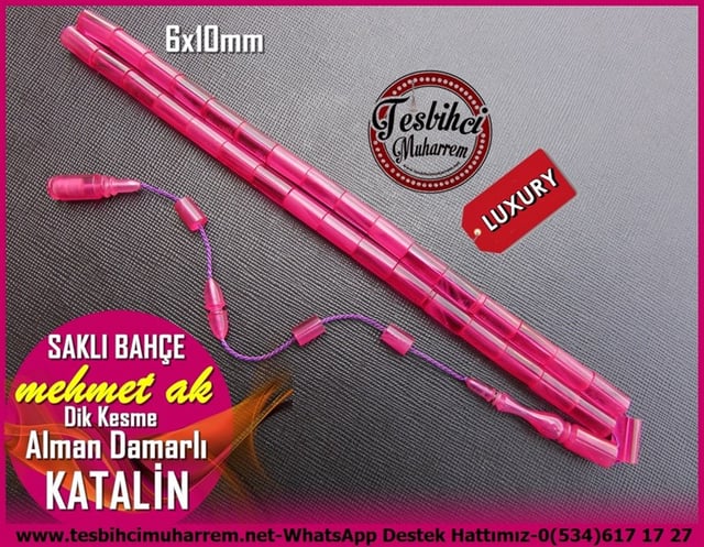 Katalin Ve Bağa TesbihlerTM11290Tesbih Katalin Dik Kesme Damarlı Leylaki Saklı Bahçe Tesbih Katalin Dik Kesme Damarlı Leylaki Saklı Bahçe 