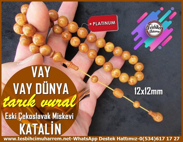 Katalin Ve Bağa TesbihlerTM11857Tesbih Katalin Tesbih Eski Çekoslavak Miskevi Damarlı Vay Vay DünyaTesbih Katalin Tesbih Eski Çekoslavak Miskevi Damarlı Vay Vay Dünya