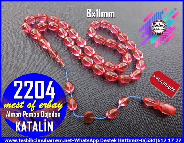 Katalin Ve Bağa TesbihlerTM11732Tesbih Katalin Uçuk Saydam Pembe Beyzi Kesim Özel Tasarım 2204 Tesbih Katalin Uçuk Saydam Pembe Beyzi Kesim Özel Tasarım 2204 