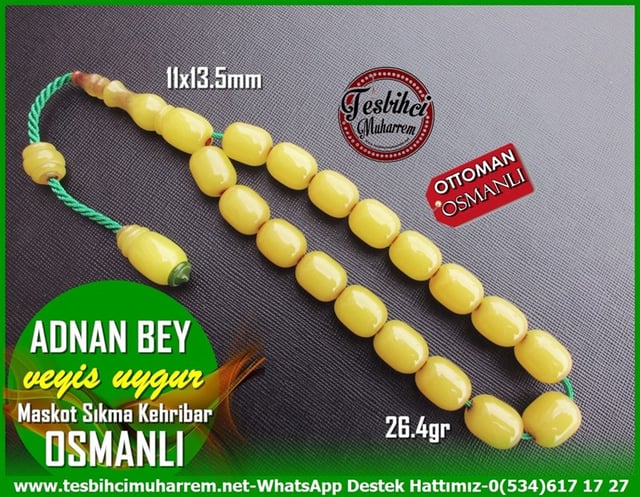 Osmanlıdan Kalma Hardal Ton Kehribar TesbihlerTM11593Tesbih Osmanlı Sıkma Kehribar Maskot Bileklik Efe Model Özel Çalışma Adnan BeyTesbih Osmanlı Sıkma Kehribar Maskot Bileklik Efe Model Özel Çalışma Adnan Bey
