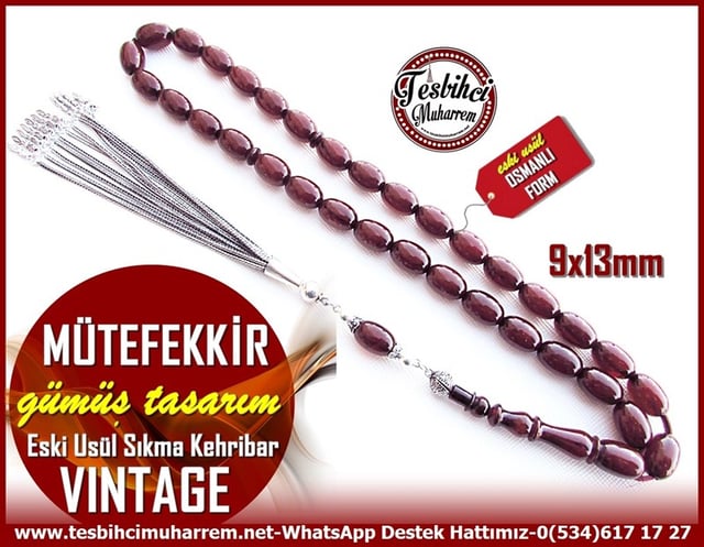 Osmanlı Benzetme Eskitme Eski Usül TesbihlerTM11521Tesbih Sıkma Kehribar Gümüş Tasarım Kolye Model Vişne Vintage Eski Usül Osmanlı Form Mütefekkir Tesbih Sıkma Kehribar Gümüş Tasarım Kolye Model Vişne Vintage Eski Usül Osmanlı Form Mütefekkir 