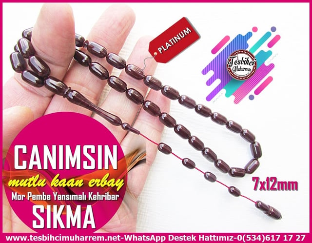 Patlıcan Moru Kehribar TesbihlerTM13060tesbihcimuharrem.net'te en şık ve özel tespih modelleri! Kehribar, morcivert, pembe yansımalarıyla göz kamaştıran kapsül kesim tesbihler burada. Canınızın istediği her türlü tespih için hemen tıklayın.Tespih Sıkma Kehribar Morcivert Pembe Yansımalı Kapsül Kesim Canımsın Tesbih 