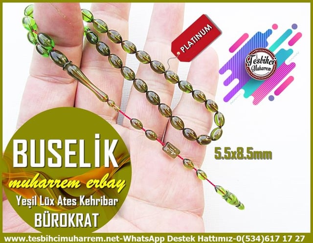 Yeşil Ton TesbihlerTM12542Tespih Ateş Kehribar Minimal Bürokrat Boy Beyzi Kesim Bileklik Buselik Tesbih Tespih Ateş Kehribar Minimal Bürokrat Boy Beyzi Kesim Bileklik Buselik Tesbih 