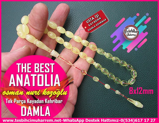  Damla Kehribar TesbihlerTM13160Tespih Damla Kehribar I Özel Tek Parça Kayadan Süzme Beyzi Kesim The Best Anatolia TesbihTespih Damla Kehribar I Özel Tek Parça Kayadan Süzme Beyzi Kesim The Best Anatolia Tesbih