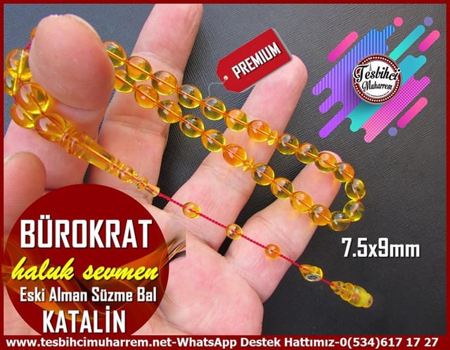 Katalin Ve Bağa TesbihlerTM12682Tespih Katalin Eski Alman Süzme Bal Sarısı Bürokrat TesbihTespih Katalin Eski Alman Süzme Bal Sarısı Bürokrat Tesbih