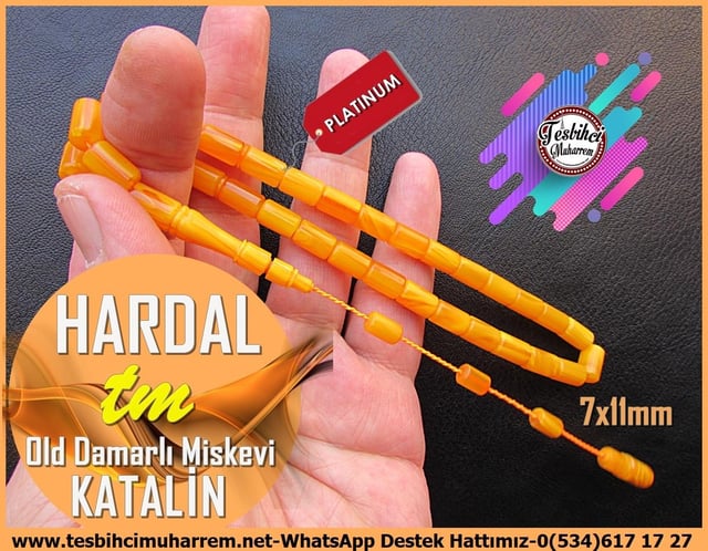 Orjinal Eski Alman Kehribar TesbihlerTM13204Tespih Katalin I Turuncu Damarlı Eski Miskevi Kesme Model Hardal TesbihTespih Katalin I Turuncu Damarlı Eski Miskevi Kesme Model Hardal Tesbih