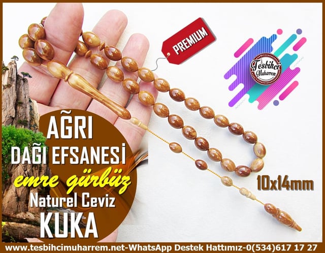Kuka Ağacı TesbihlerTM12860Tespih Kuka Özel Çalışma Beyzi Kesim Ağrı Dağı Efsanesi TesbihTespih Kuka Özel Çalışma Beyzi Kesim Ağrı Dağı Efsanesi Tesbih