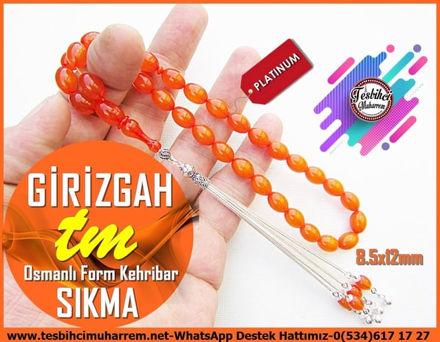 Kayısı Kehribar TesbihlerTM13177Tespih Sıkma Kehribar I İpek Gümüş Püsküllü Osmanlı Form Kayısı Girizgah Tesbih Tespih Sıkma Kehribar I İpek Gümüş Püsküllü Osmanlı Form Kayısı Girizgah Tesbih 