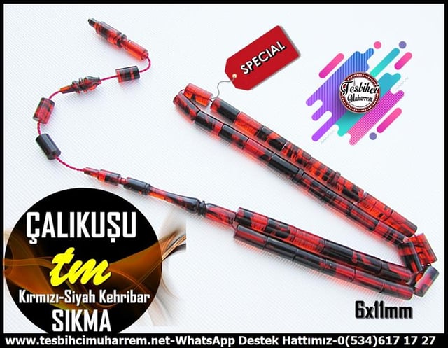 Sarı Ton TesbihlerTM12759Tespih Sıkma Kehribar Kırmızı Siyah Kırçıllı Kesme Çalıkuşu Tesbih Tespih Sıkma Kehribar Kırmızı Siyah Kırçıllı Kesme Çalıkuşu Tesbih 