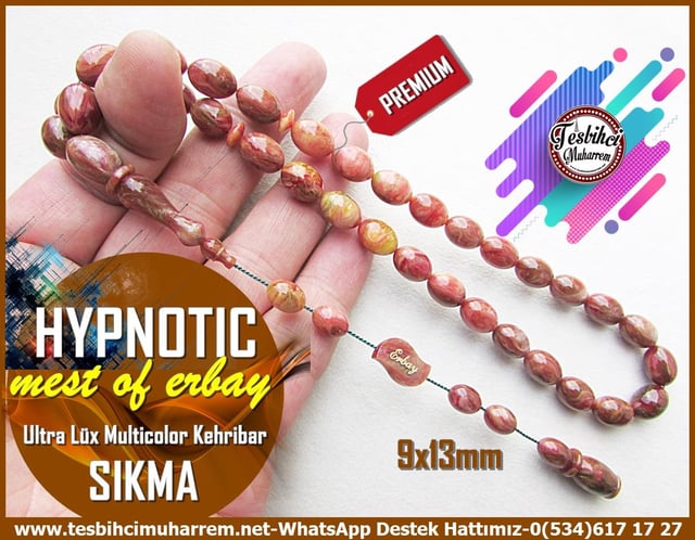 Siyah Kehribar TesbihlerTM12836Tespih Ultra Lüx Multicolor Yaldızlı Sıkma Kehribar Hypnotic Tesbih Tespih Ultra Lüx Multicolor Yaldızlı Sıkma Kehribar Hypnotic Tesbih 