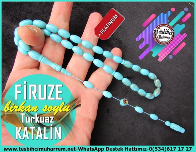 Katalin Ve Bağa TesbihlerTM12084Turkuaz Katalin Tesbih Badem Kesim Profesyonel Tasarım FiruzeTurkuaz Katalin Tesbih Badem Kesim Profesyonel Tasarım Firuze