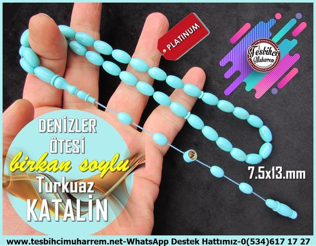 Katalin Ve Bağa TesbihlerTM12072Turkuaz Katalin Tesbih Badem Kesim Profesyonel Tasarım Denizler ÖtesiTurkuaz Katalin Tesbih Badem Kesim Profesyonel Tasarım Denizler Ötesi