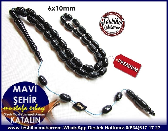 Katalin Ve Bağa TesbihlerTM10923Üst Düzey Çalışma Siyah Görünümlü Mavi Damarlı Yansımalı Alman Katalin Tesbih Mavi ŞehirÜst Düzey Çalışma Siyah Görünümlü Mavi Damarlı Yansımalı Alman Katalin Tesbih Mavi Şehir
