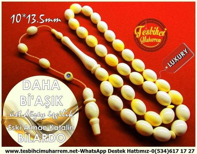 Üst Düzey İşçilik Alman Bilardo Topu Katalin Tesbih Daha Bi'Aşık 