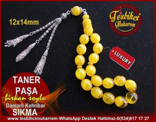 Efe Maskot TesbihlerTM10973Usta İşi Gümüş Tasarım Kalem İşçilikli Zirkon Taşlı İmameli Sarı Damarlı 17 li Maskot Efe Tesbih Taner Paşa  Usta İşi Gümüş Tasarım Kalem İşçilikli Zirkon Taşlı İmameli Sarı Damarlı 17 li Maskot Efe Tesbih Taner Paşa  