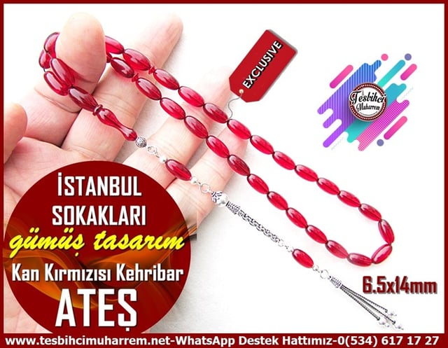Bordo Vişne Ton TesbihlerTM11991Uzun Gümüş Püsküllü Badem Kesim Kırmızı Ateş Kehribar Tesbih İstanbul Sokakları Uzun Gümüş Püsküllü Badem Kesim Kırmızı Ateş Kehribar Tesbih İstanbul Sokakları 