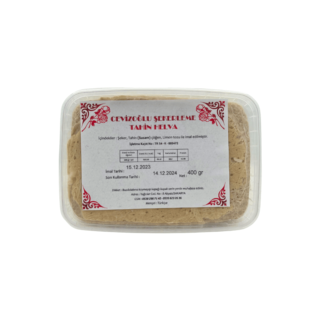 Cevizoğlu Sade Tahin Helvası 400 gr