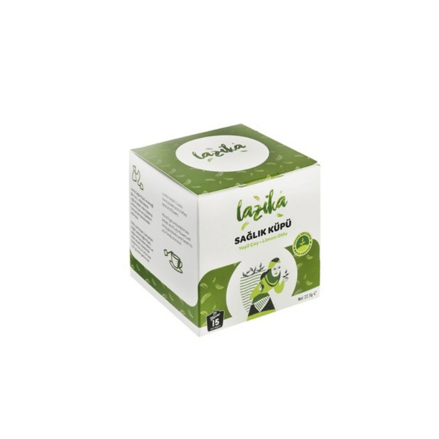 Lazika Sağlık Küpü Yeşil Çay Limon Otu 22.5