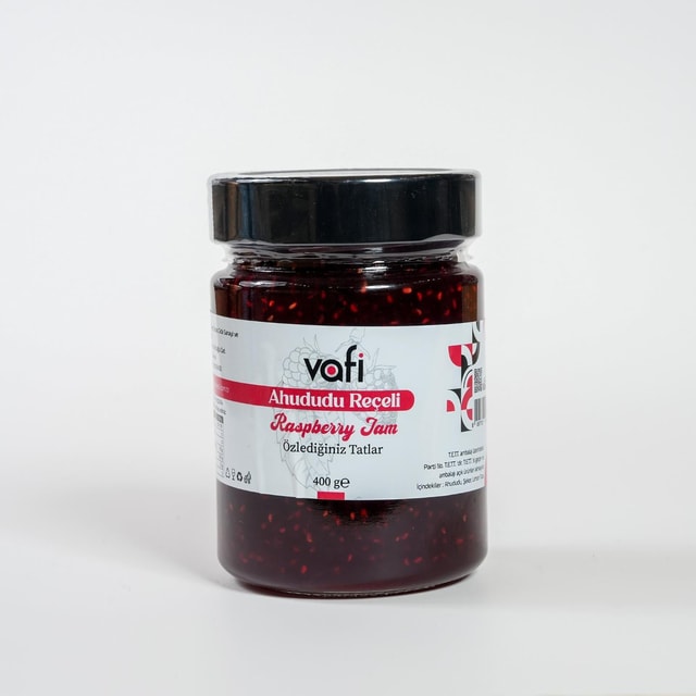 Vafi Reçel Serisi Ahududu Reçeli 400 gr