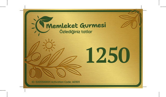 Dijital Hediye Ürün Alışveriş Kartı