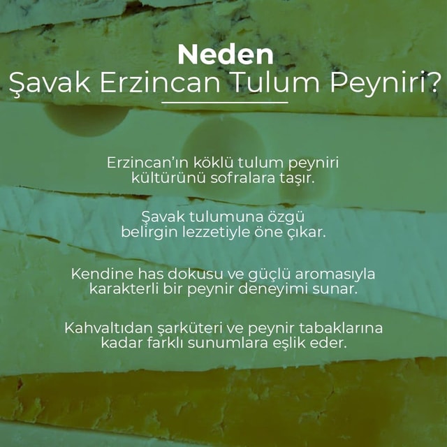 Erzincan Tulum Peyniri