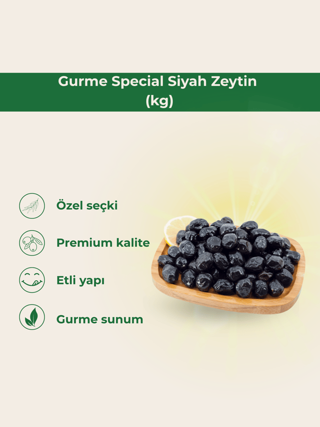 Gurme Special Siyah Zeytin