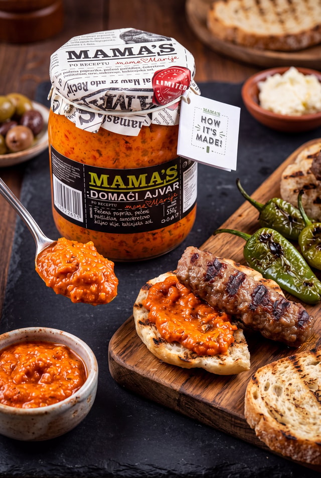 Mamas Ajvar Acısız 550 gr