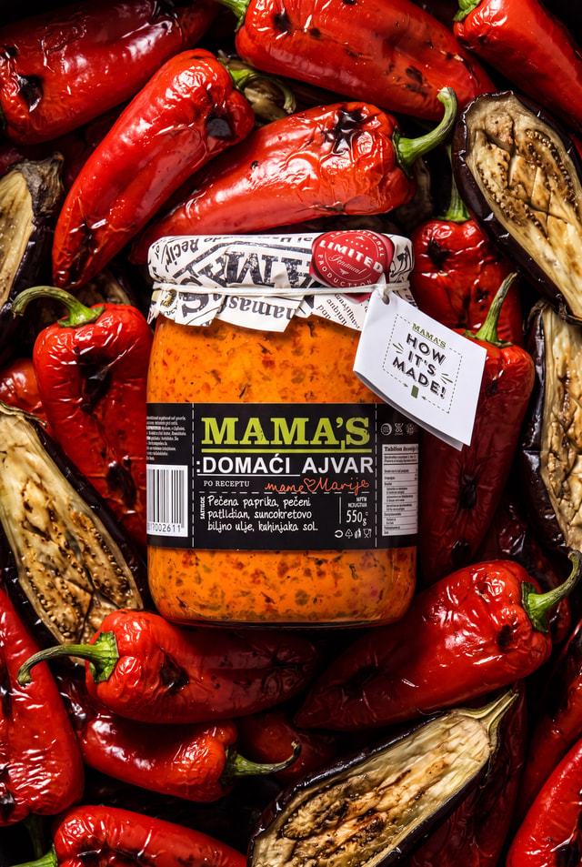 Mamas Ajvar Acısız 550 gr