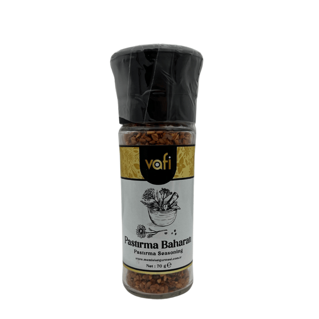 Vafi Cam Değirmen Kapak Serisi Pastırma Baharatı 70 gr