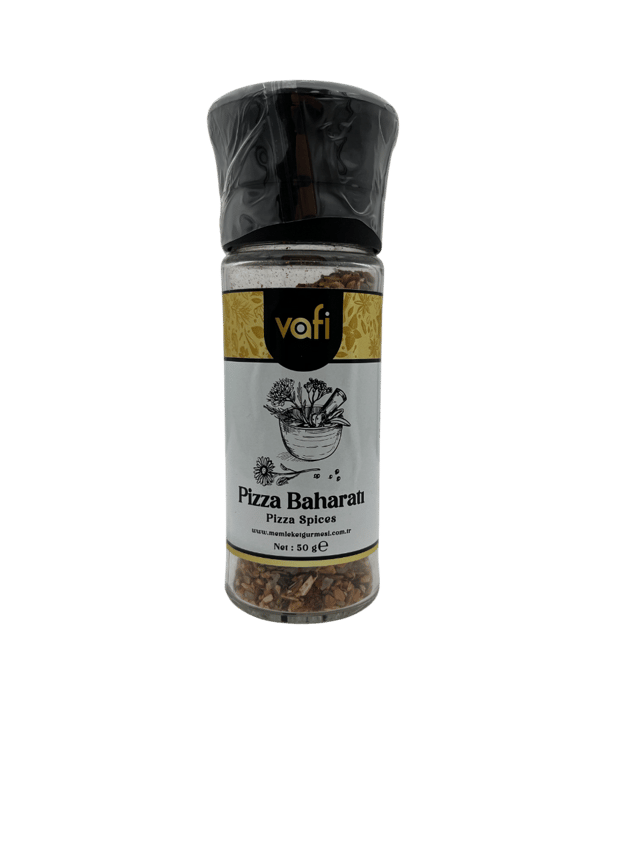 Vafi Cam Değirmen Kapak Serisi Pizza Baharatı 50 gr