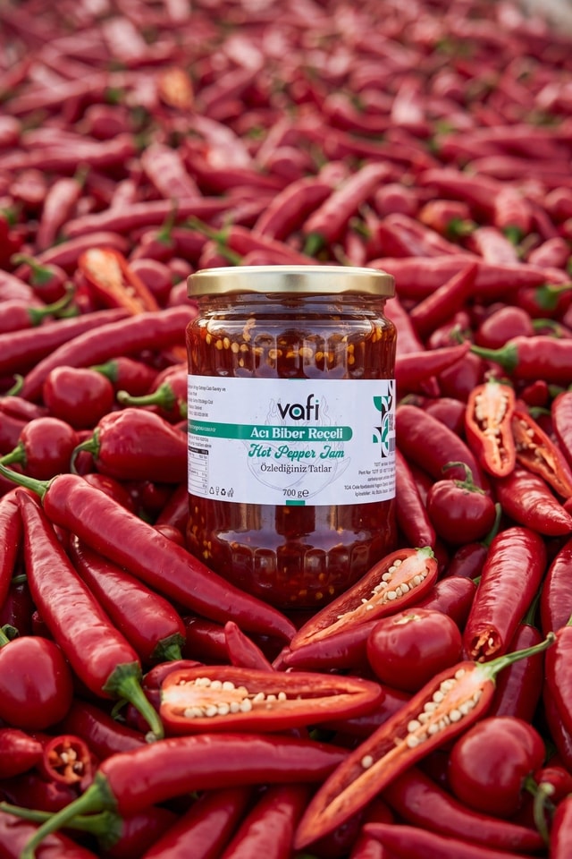 Vafi Reçel Serisi Acı Biber Reçeli 700 gr