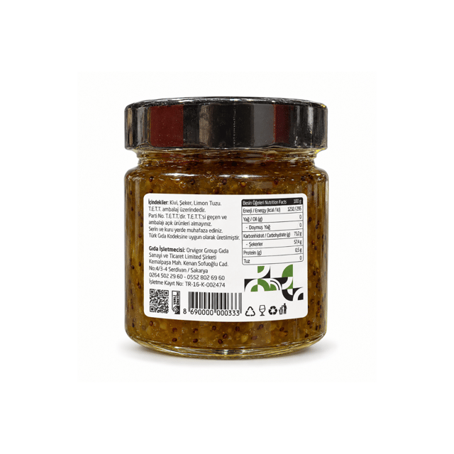 Vafi Reçel Serisi Kivi  Reçeli 275 gr