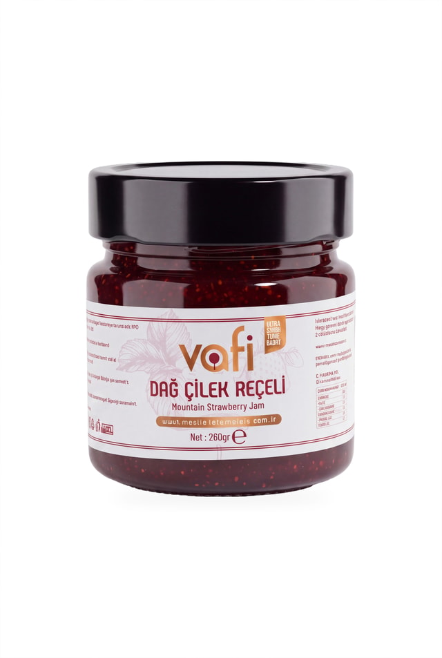 Vafi Şekersiz Dağ Çileği Reçeli 260 gr